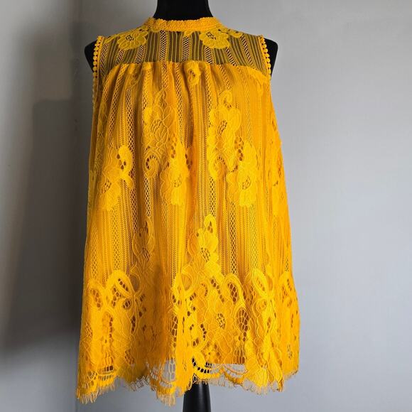 Valerie Steven’s Lace Blouse Size Large - Picture 1 of 6